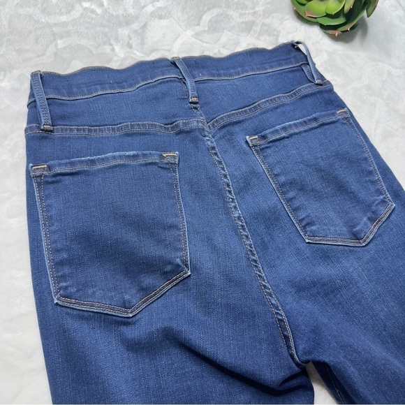 Frame Ali High Rise Cigarette Skinny Jeans in Marathon Wash Womens 29 - Picture 6 of 16